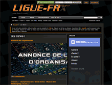 Tablet Screenshot of ligue-frx.com